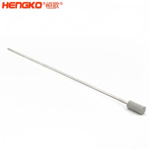 廠家直銷316L不銹鋼長桿粉末燒結(jié)曝氣頭耐腐蝕流速快,應用于大型水族養(yǎng)殖場