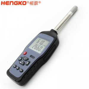 恒歌高精度手持溫濕度巡檢儀_可測溫度 濕度 露點(diǎn) 球度溫度