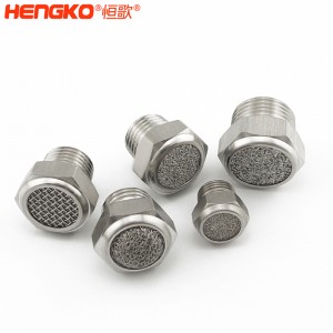 專(zhuān)業(yè)定制燒結(jié)不銹鋼平頭錐形消聲器工業(yè)除塵消音降噪氣動(dòng)元件,應(yīng)用于鼓風(fēng)機(jī)