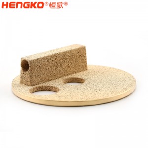 恒歌金屬微米多孔粉末燒結黃銅、青銅、銅濾芯濾筒 按需設計各規(guī)格銅濾芯過濾器