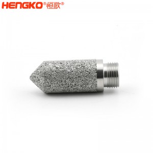 微米多孔不銹鋼316L粉末燒結溫濕度傳感器保護罩殼