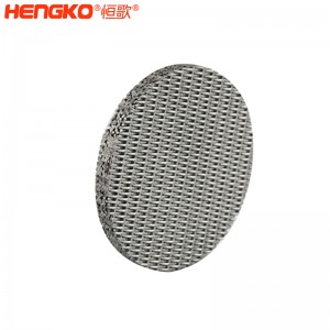 廠家定制氣體傳感器探頭防爆片耐600度高溫隔火焰，用于液化氣處理316不銹鋼阻火網片