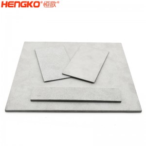 專業(yè)廠家定制316L不銹鋼多孔燒結濾板微米級耐腐蝕,制藥過濾用