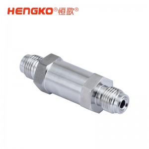 316L不銹鋼304高壓雙卡套過濾器_直通過濾閥1/4 1/2氮氫氣高純氣體